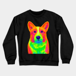 Colorful Corgi Crewneck Sweatshirt